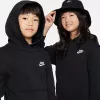 Nike Sportswear Club Fleece sudadera con capucha y cremallera completa para niños Negro FD3000 010 M