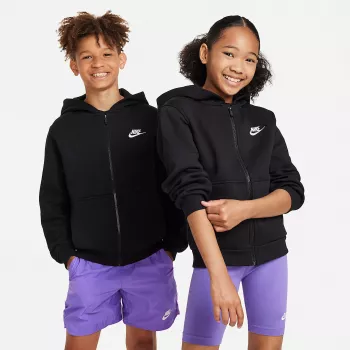 Nike Sportswear Club Fleece sudadera con capucha niños Negro FD3004-010 talla S