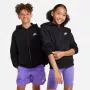 Nike Sportswear Club Fleece sudadera con capucha niños Negro FD3004-010 talla S