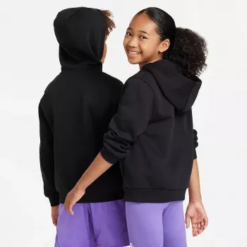 Nike Sportswear Club Fleece sudadera con capucha niños Negro FD3004-010 talla S