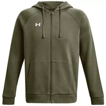 Under Armour Rival Fleece sudadera con capucha y cremallera completa hombre khaki 1379767 390