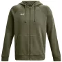 Under Armour Rival Fleece sudadera con capucha y cremallera completa hombre khaki 1379767 390