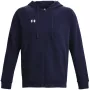 Under Armour Rival Fleece sudadera con capucha y cremallera completa hombre azul medianoche