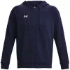 Under Armour Rival Fleece sudadera con capucha y cremallera completa hombre azul medianoche
