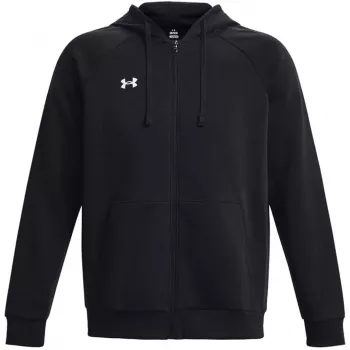 Under Armour Rival Fleece sudadera con capucha y cremallera completa hombre negra 1379767 001