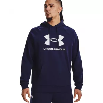 Under Armour Rival Fleece Logo HD sudadera con capucha hombre Navy talla M