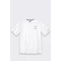 Sun Defender Lightweight Logo camiseta de manga corta blanca