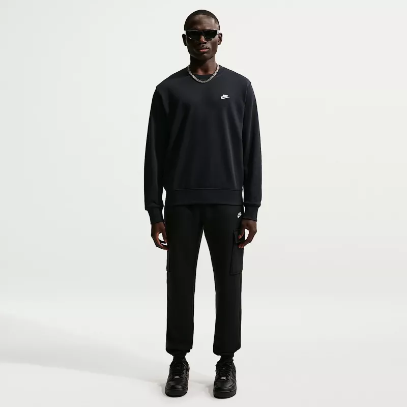 Nike Club FT sudadera hombre negro FN3888 010 talla S