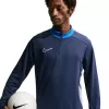 Nike Dri-FIT Academy 25 sudadera de entrenamiento hombre azul navy media cremallera S