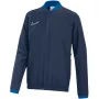 Nike Dri-FIT Academy 25 Sudadera con capucha y cremallera completa para niños azul marino (L)
