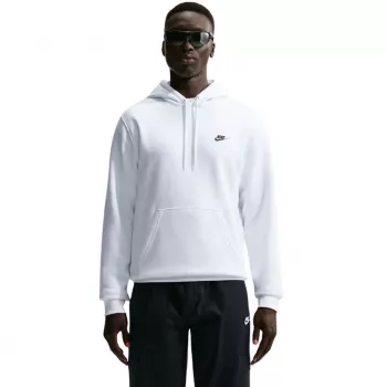 Nike Club Fleece sudadera con capucha hombre blanco FN3859-100 XL