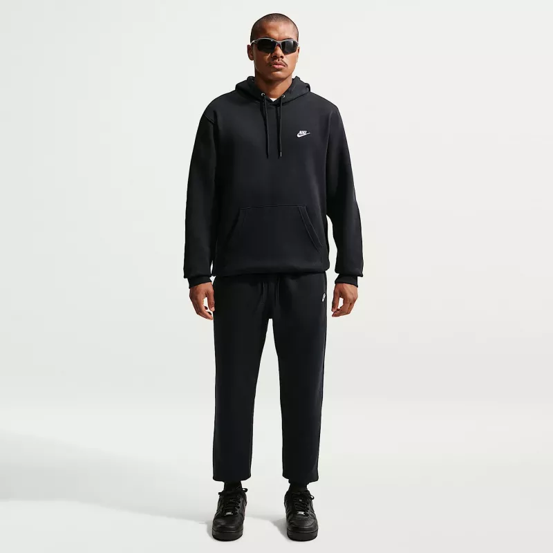 Nike Club Fleece sudadera con capucha hombre negro FN3859 010 talla S