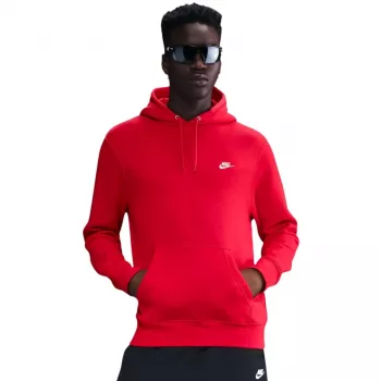 Nike Club Fleece sudadera con cuello redondo hombre University Red
