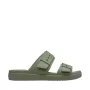 Crocs Brooklyn Buckle Low sandalias de plataforma para mujer verde 211215 3BX 38-39