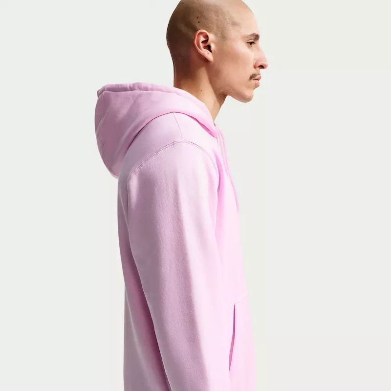 Nike Club Fleece sudadera con capucha para hombre rosa claro FN3859-663 talla L