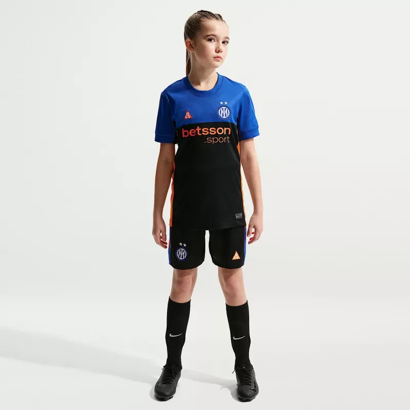 Nike Inter de Milán 2026 Stadium SE Camiseta de fútbol niños - Negro/Azul - Talla L