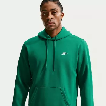 Nike Club Fleece Sudadera con capucha Hombre Verde malaquita Talla S