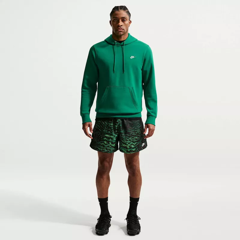 Nike Club Fleece Sudadera con capucha Hombre Verde malaquita Talla S