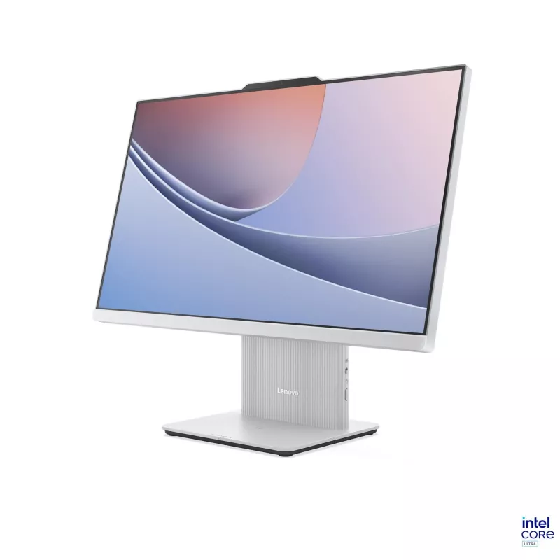 PC todo en uno sin pantalla táctil Lenovo IdeaCentre AIO 24ILL11 de 23,8 pulgadas, Intel Core Ultra 7 256V, 16GB RAM, 1TB SSD, Windows 11 Home, Gris nube