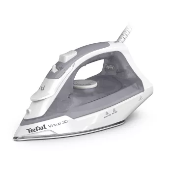 Tefal Easygliss Eco FV5782 Plancha de vapor con suela Durilium Airglide, 2800 W, golpe de vapor 260 g/min, modo Eco, Negro/Verde