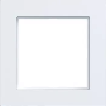 HAGER WAD6100WM A.1 Marco embellecedor 1 elemento, Blanco luz mate