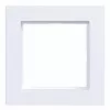 HAGER WAD6100WM A.1 Marco embellecedor 1 elemento, Blanco luz mate