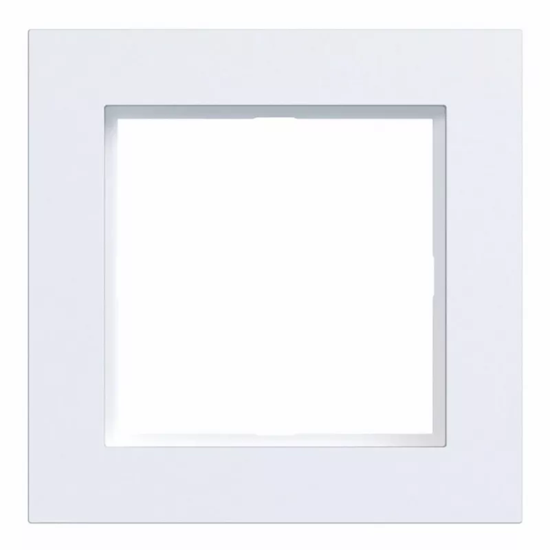 HAGER WAD6100WM A.1 Marco embellecedor 1 elemento, Blanco luz mate