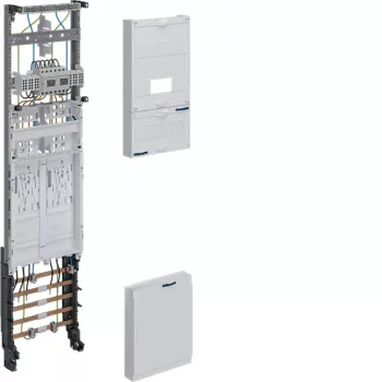 Hager univers Z Cuadro de contadores completo 2x ZH3EL22T BKE-I 1050mm