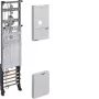 Hager univers Z Cuadro de contadores completo ZH3EL27T, BKE-I, 1050mm, 1 campo, 3 PLE, 63A, preconfeccionado
