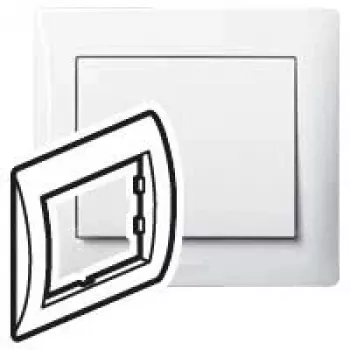 Legrand Galea Life Marco embellecedor 1 elemento, Blanco ultra