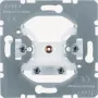 Hager WDF4400 Salida de cable con alivio de tracción, módulo, empotrar, Blanco puro