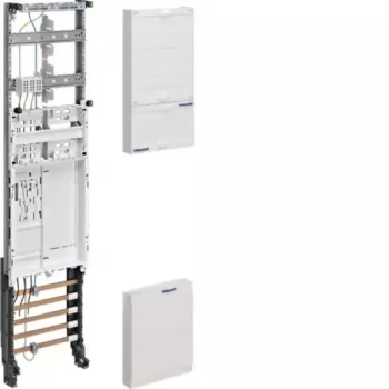 Hager universZ ZH3EL16 Placa de montaje para campo de contador 1 campo, BKE-I, 1050mm de altura, 63A, compatible con eHZ