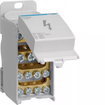 Hager KJ02CN 160A Borne de distribución cerrado de 1 polo