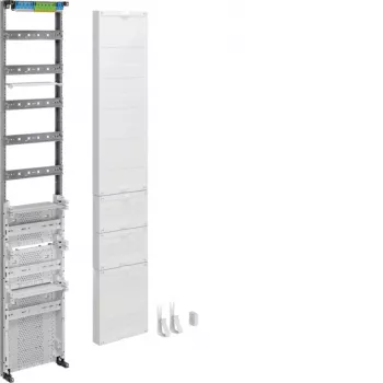 Hager ZU59VT5APZ2 Univers Z Campo de contador 2 campos Placa de distribución de 5 polos para 1 contador con espacio APZ