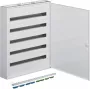 Hager FW536WT Cuadro de distribución de superficie, 5 filas, 180 módulos, IP40, Blanco