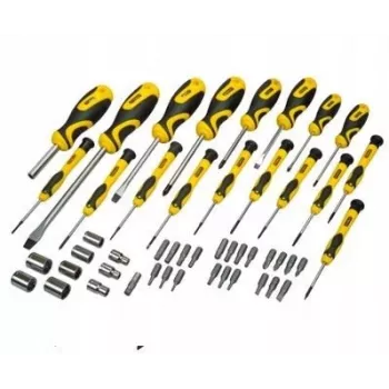 STANLEY Juego de destornilladores de 49 piezas con bolsa de almacenamiento
