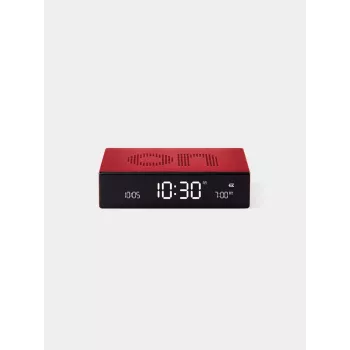 Lexon Flip Premium despertador de doble cara rojo LR152R