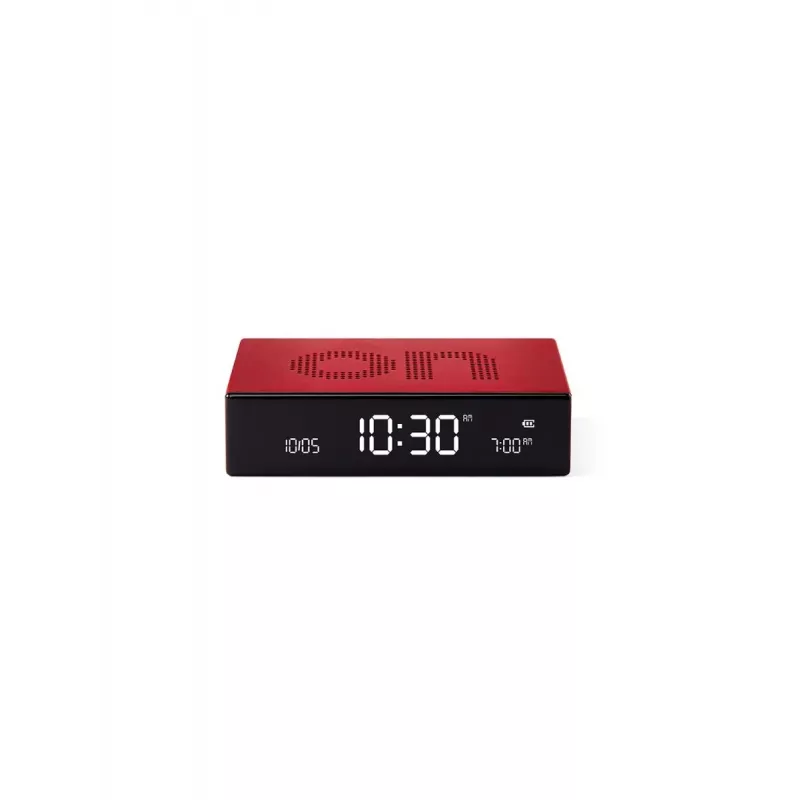 Lexon Flip Premium despertador de doble cara rojo LR152R
