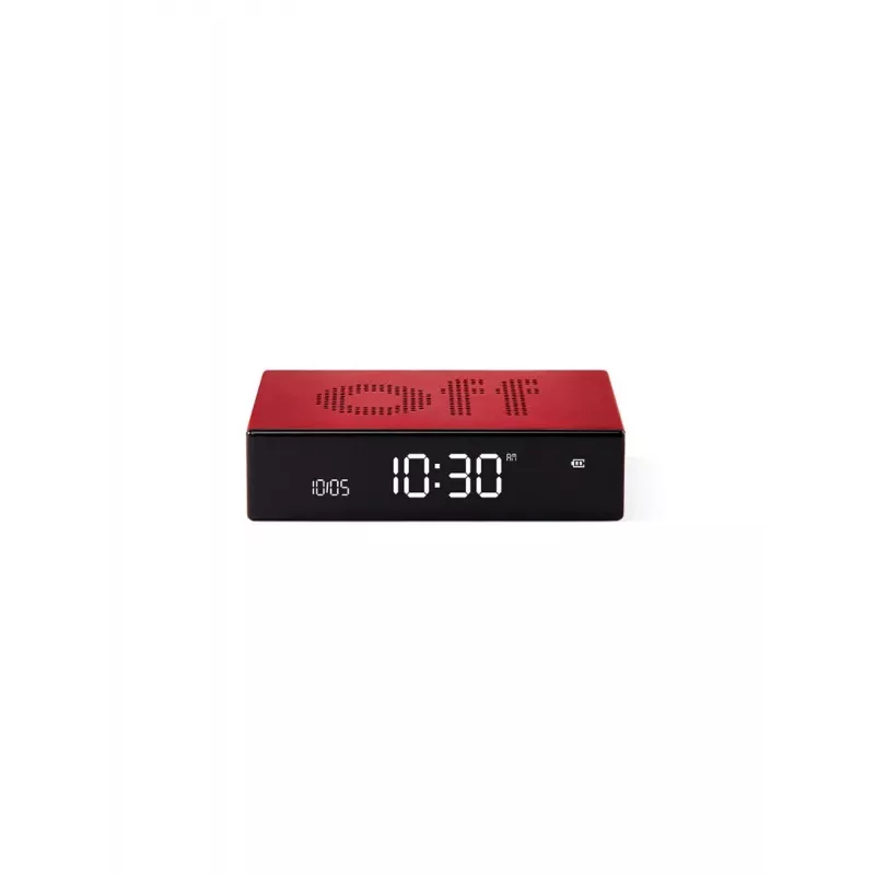 Lexon Flip Premium despertador de doble cara rojo LR152R