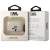 Karl Lagerfeld KLAPHNKCTGT funda para AirPods Pro transparente con purpurina Karl & Choupette