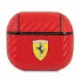 Ferrari FESA3CARE On Track funda para AirPods 3 roja PU carbono
