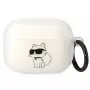 Karl Lagerfeld KLAPHNCHTCT funda para AirPods Pro transparente Ikonik Choupette