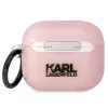 Karl Lagerfeld KLA3HNCHTCP funda para AirPods 3 rosa Ikonik Choupette