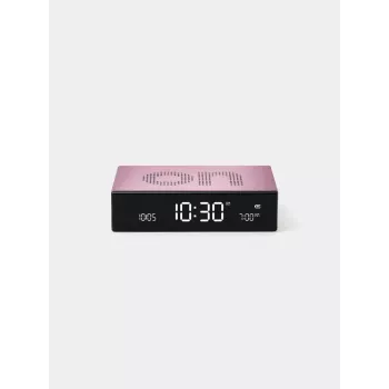 Despertador digital Lexon Flip Premium rosa claro LR152LP
