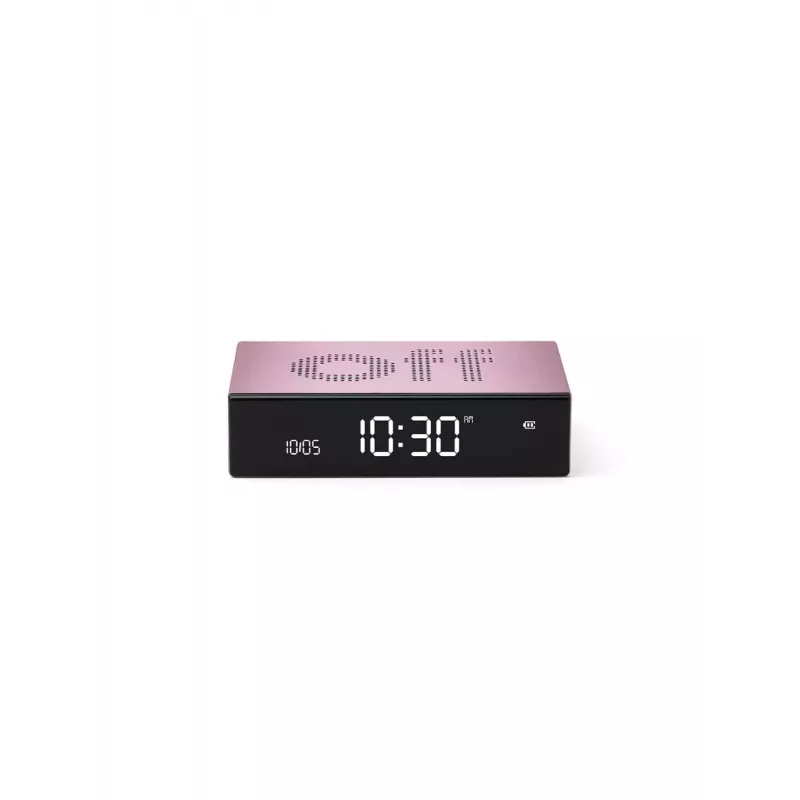 Despertador digital Lexon Flip Premium rosa claro LR152LP