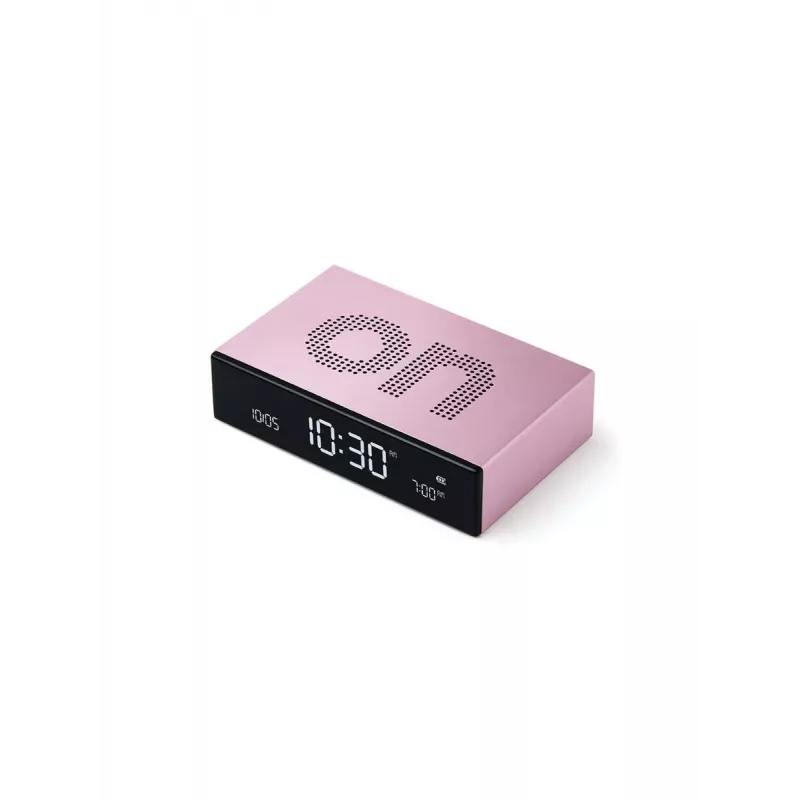 Despertador digital Lexon Flip Premium rosa claro LR152LP