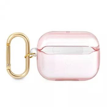 Funda para AirPods Pro GUESS con correa rosa Strap Collection