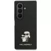 Funda con pins Karl Lagerfeld Saffiano Karl & Choupette para Samsung Galaxy Z Fold7 - Negra