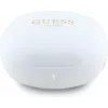 Auriculares True Wireless GUESS Flat Classic Logo Electroplated, blancos