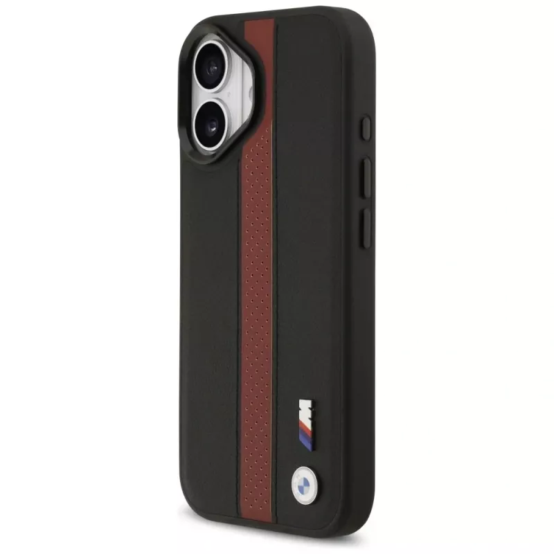 Funda MagSafe BMW M Perforated Stripe Logo para iPhone 17 - Roja